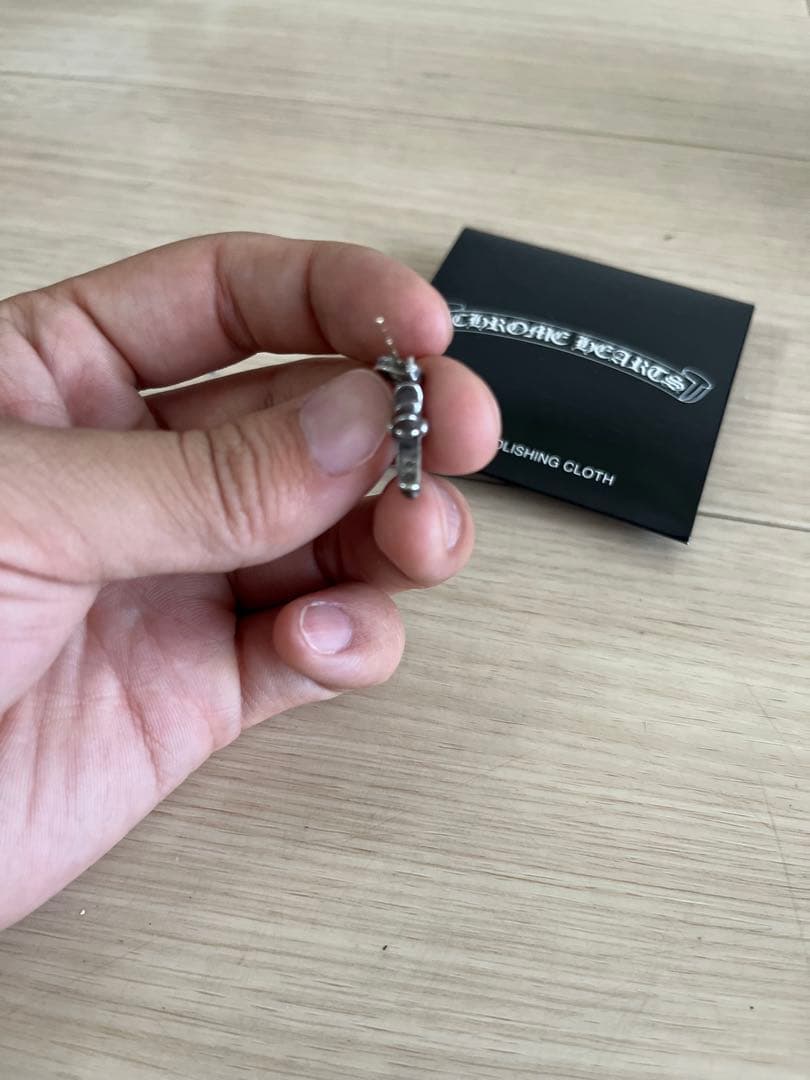 CHROME HEARTS シルバーポリッシングクロス 7cm x 14cm