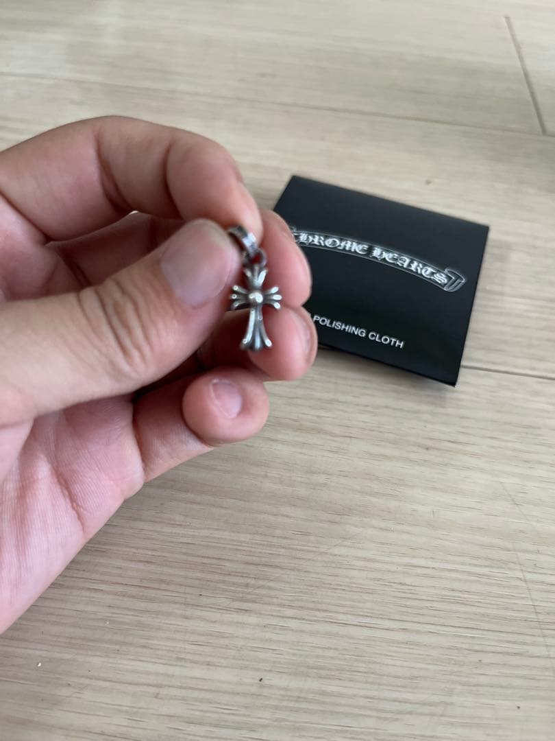 CHROME HEARTS シルバーポリッシングクロス 7cm x 14cm