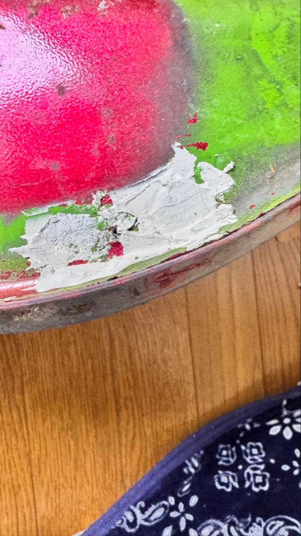 バイク用燃料タンク シルバー/グリーン