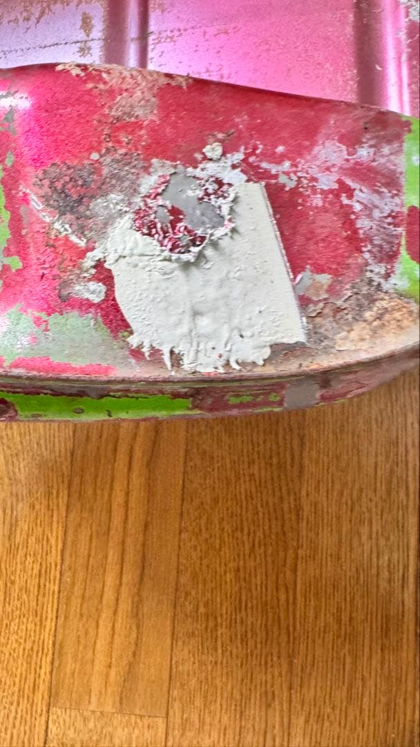 バイク用燃料タンク シルバー/グリーン