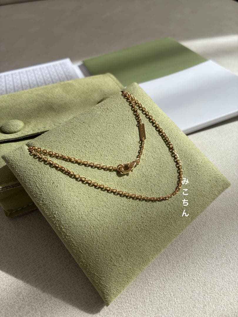新品箱付VanCleef&Arpels ヴァンクリーフフォルサチェーン70 ＋5