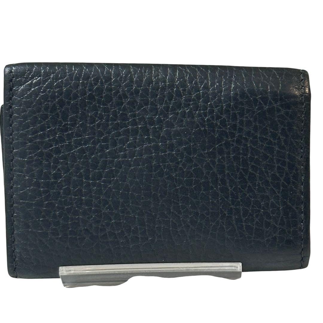 美品 グッチ キーケース マーモント ブラック レザー 6連 キーリング