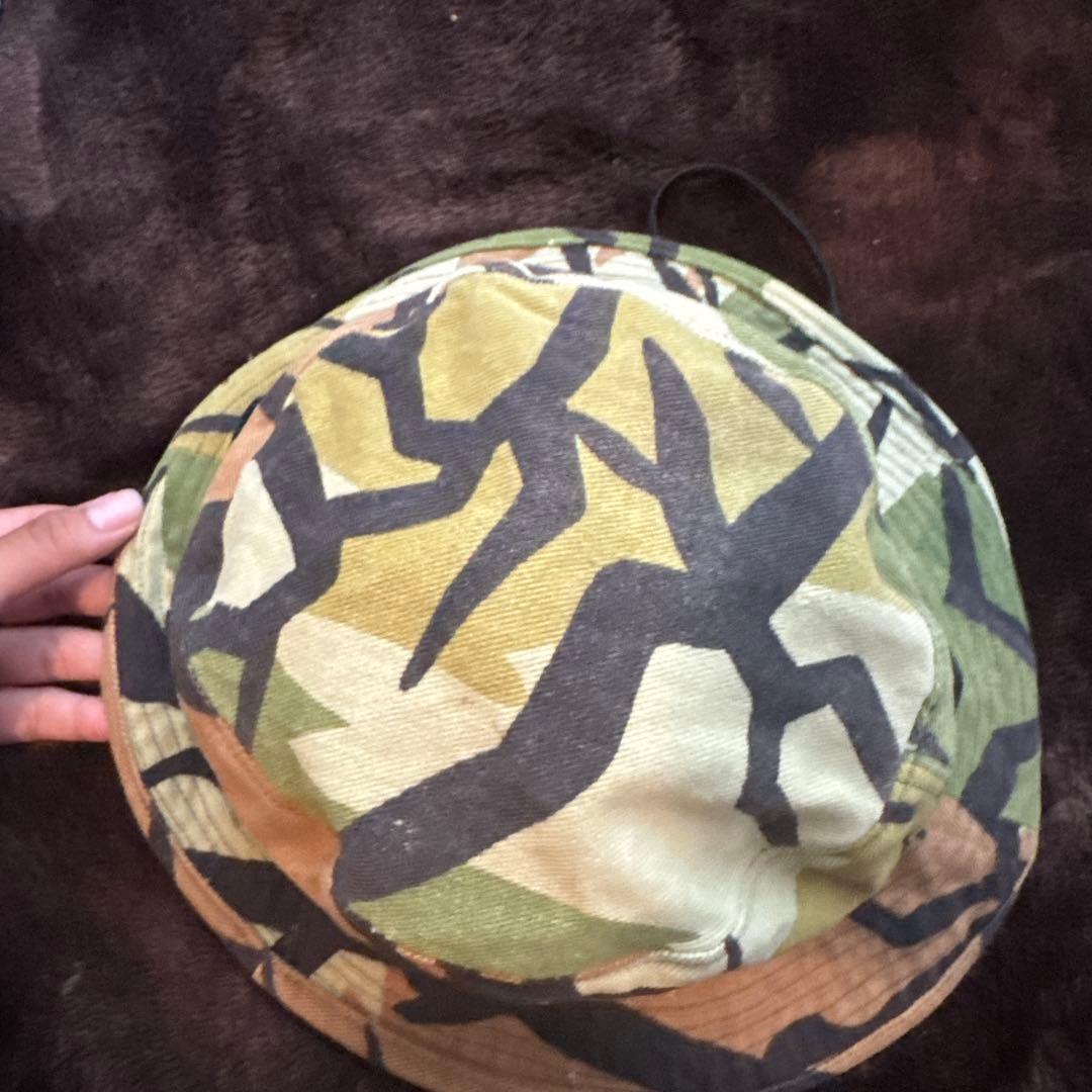 迷彩 バケットハット 調整可能