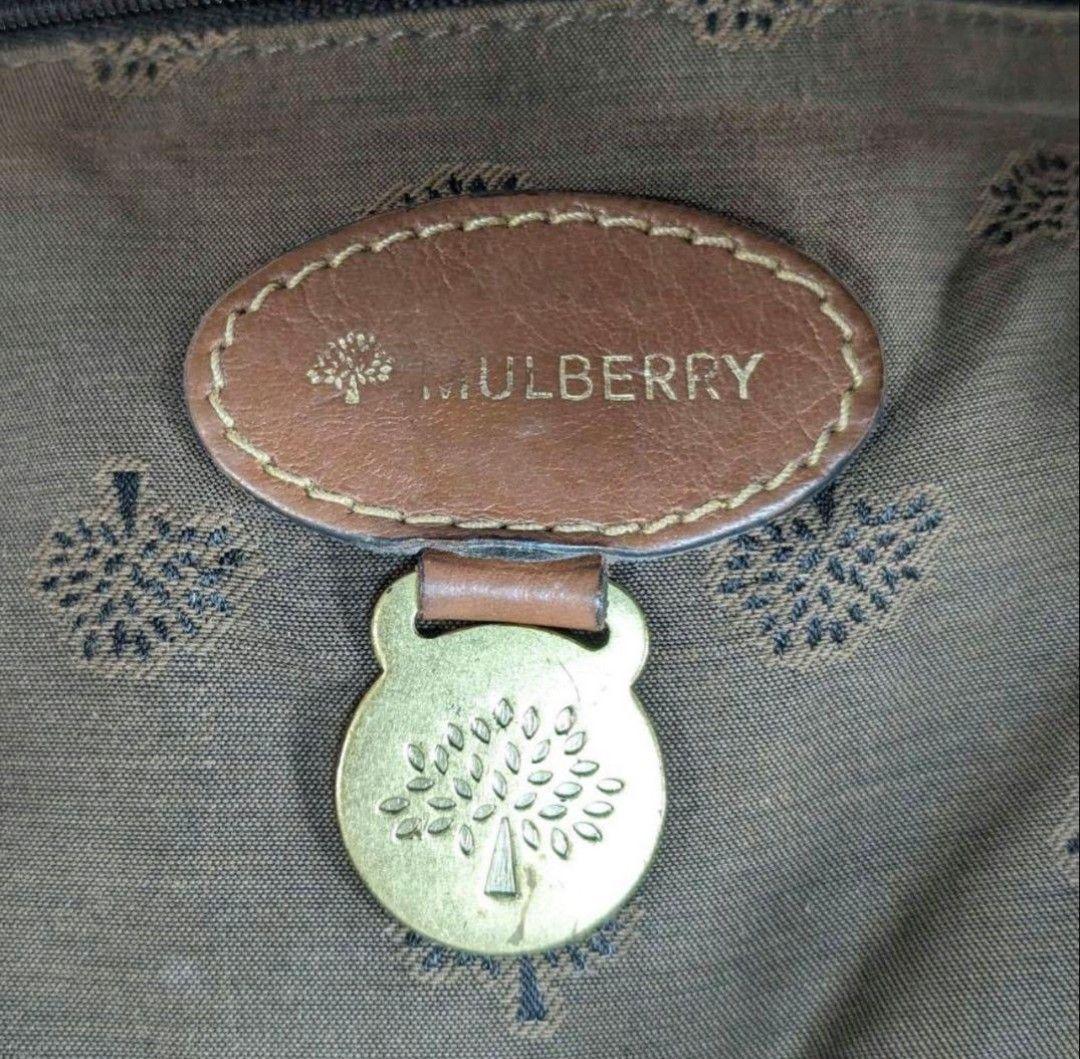 【美品】 mulberry アレクサ 2way ショルダーバッグ ブラウン