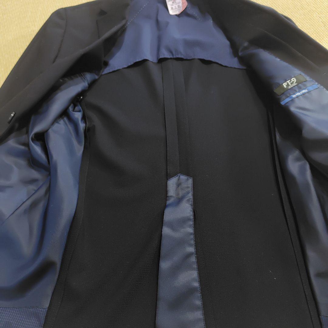 【美品】洋服の青山　PT-9 ネイビー スーツ 　ＹＡ5