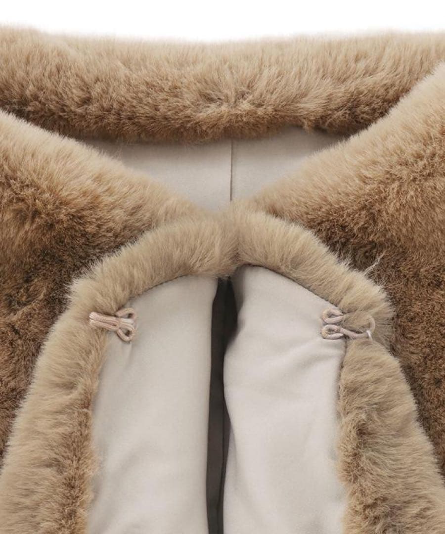 JENNE リッチボリュームファーケープ新品