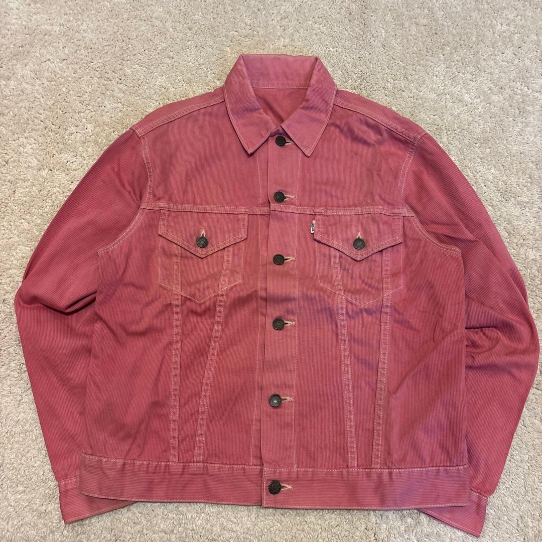 希少 90sリーバイス 70505コーデュロイ ピンク（シミあり)