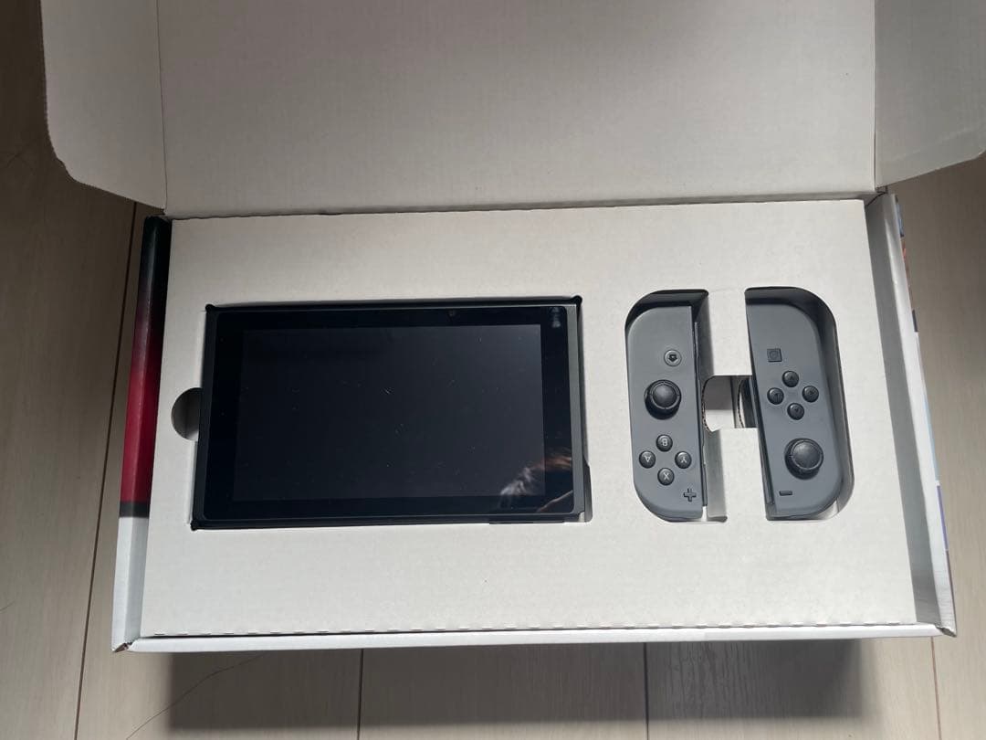 【美品】Nintendo Switch グレー 本体 付属品あり