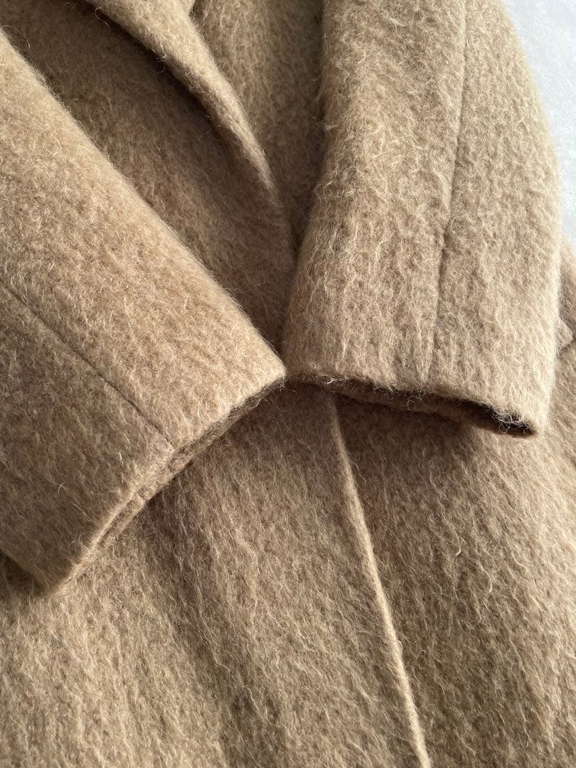極美品✨ユナイテッドアローズ　23AW シャギー　モヘヤ　ロングコート　36