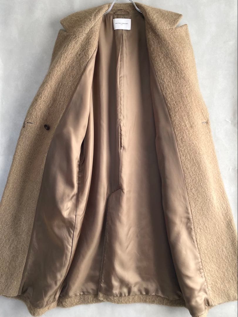 極美品✨ユナイテッドアローズ　23AW シャギー　モヘヤ　ロングコート　36