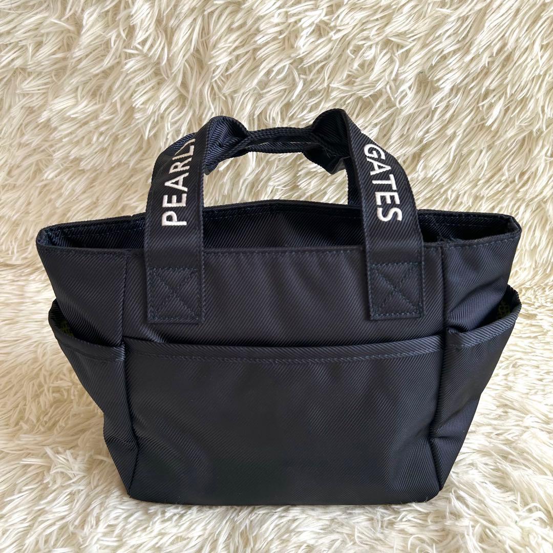 パーリーゲイツ 定番 近年モデル カートバッグ ネイビー 紺 ロゴ ニコちゃん