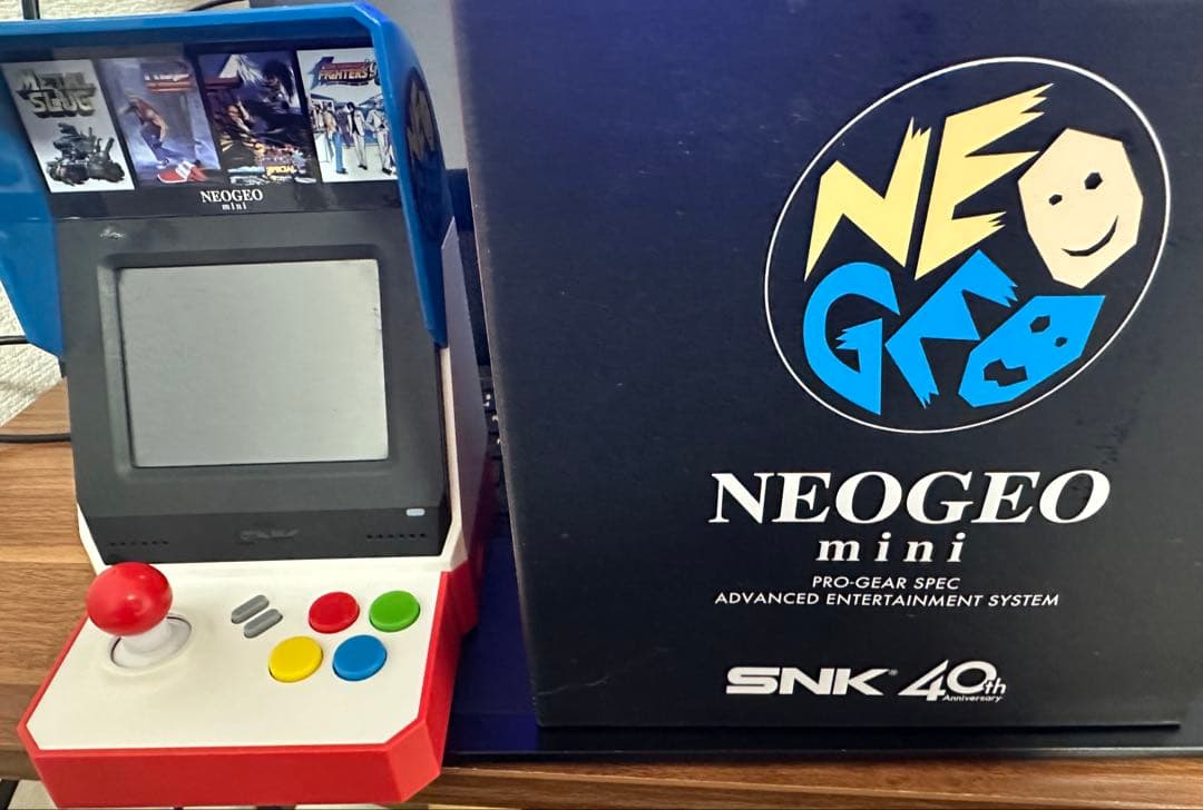 NEOGEO mini コントローラー2個、ケーブル、ACアダプターセット