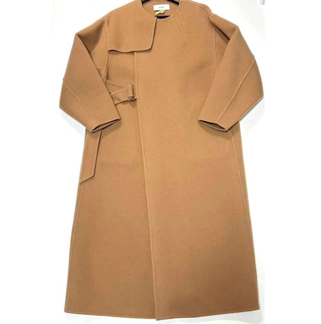 ジャケット・アウター HYKE DOUBLE FACE TRENCH COAT