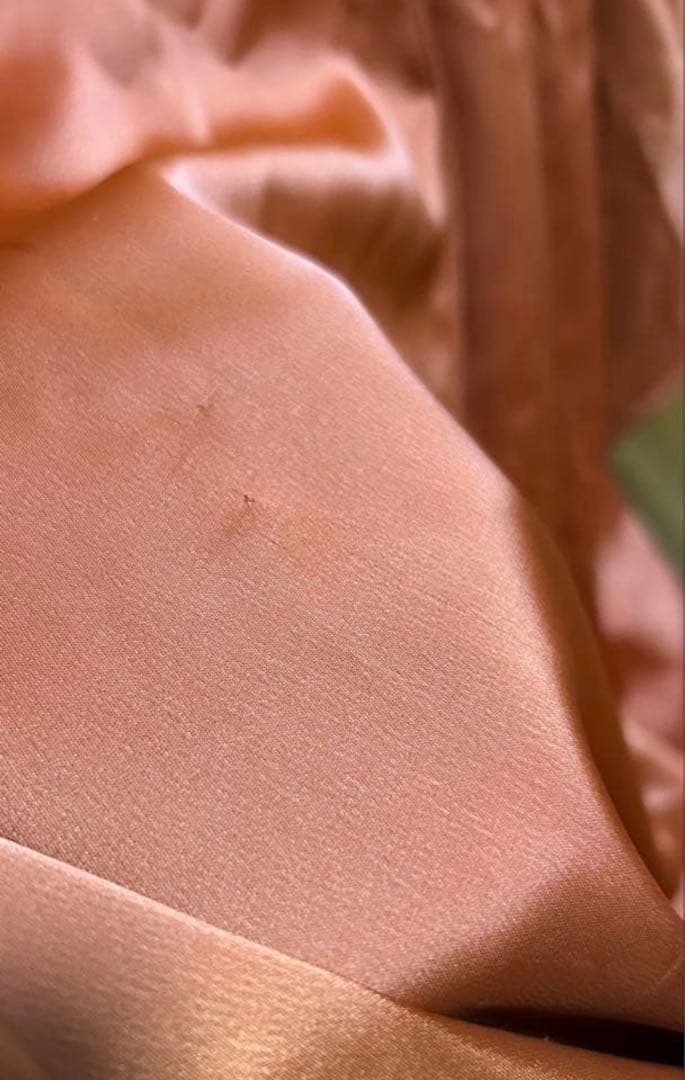 値下げしました！！アーバンブランシュ テラコッタ ロングドレスバックリボン付き