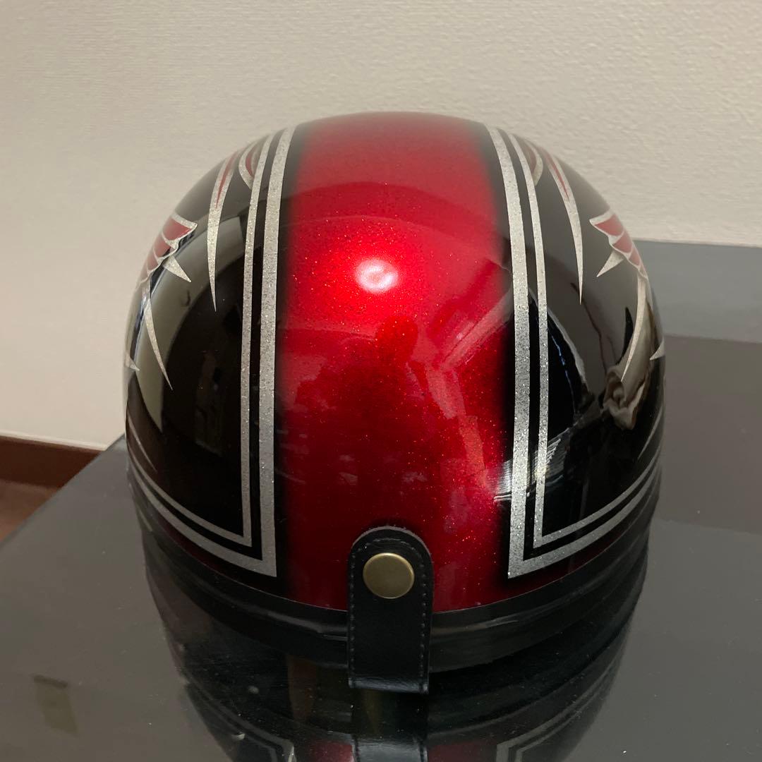 最終値下げ！コルク半カスタムペイントHONDA赤黒ファイアーカラー