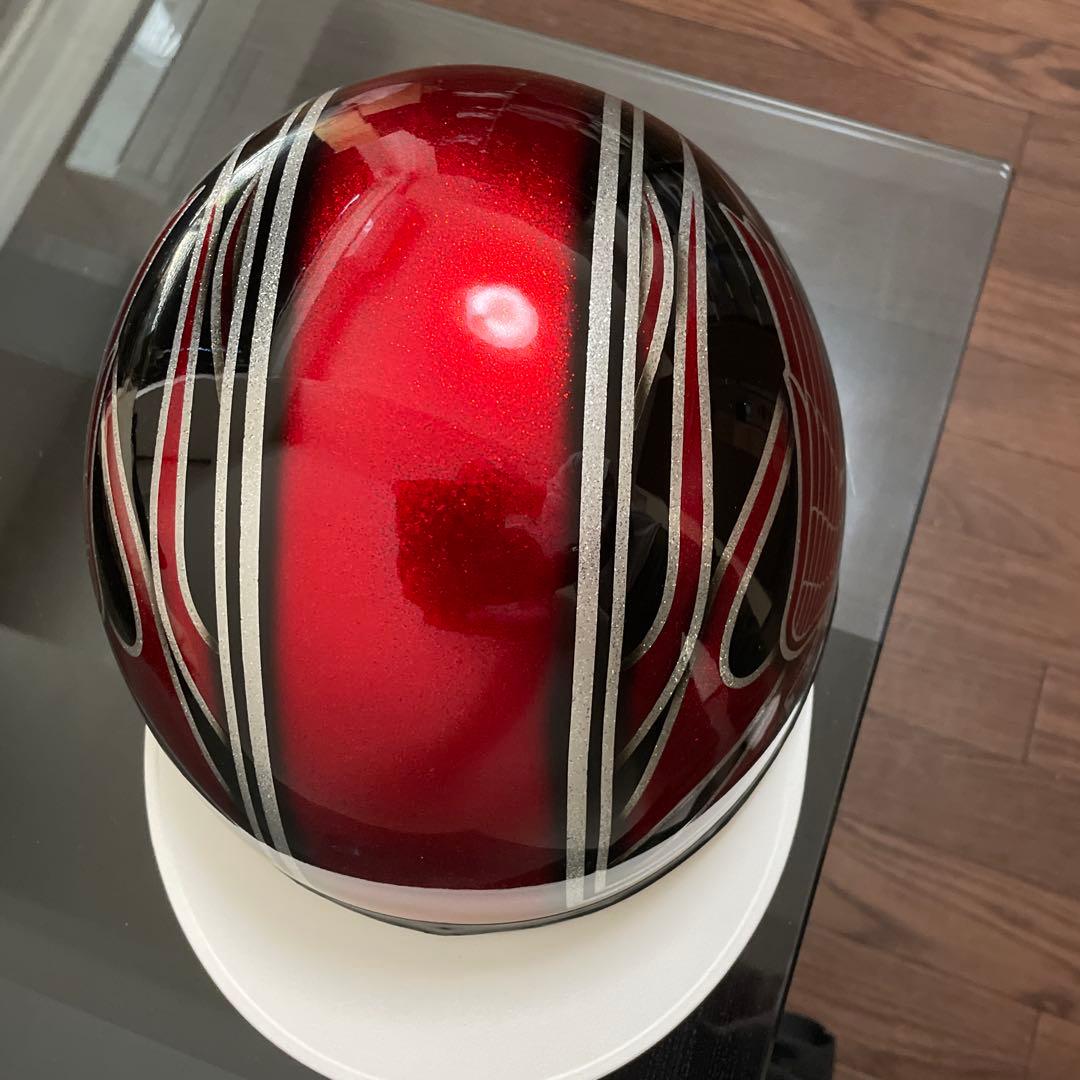 最終値下げ！コルク半カスタムペイントHONDA赤黒ファイアーカラー