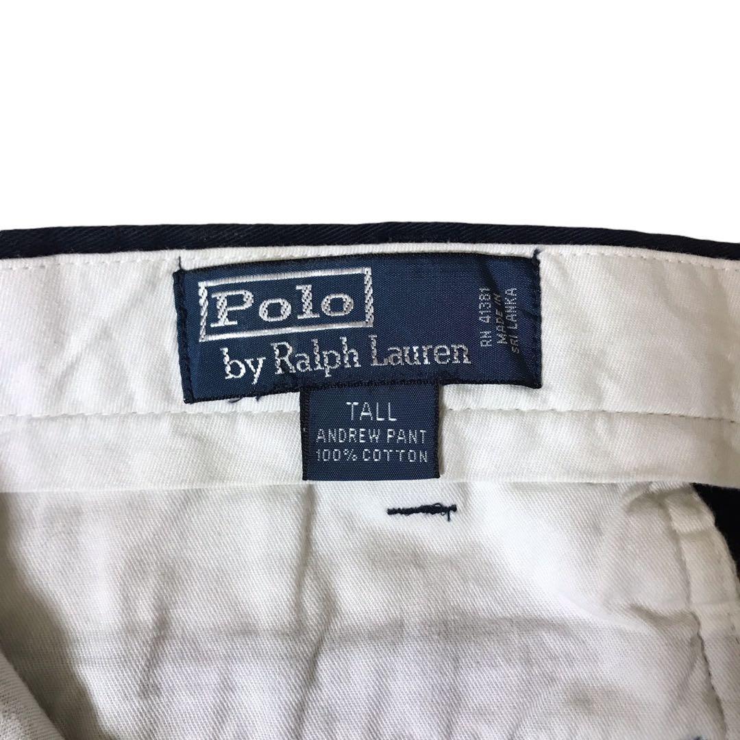 Polo Ralph Lauren 黒 コットン チノ スラックス 下北沢 原宿