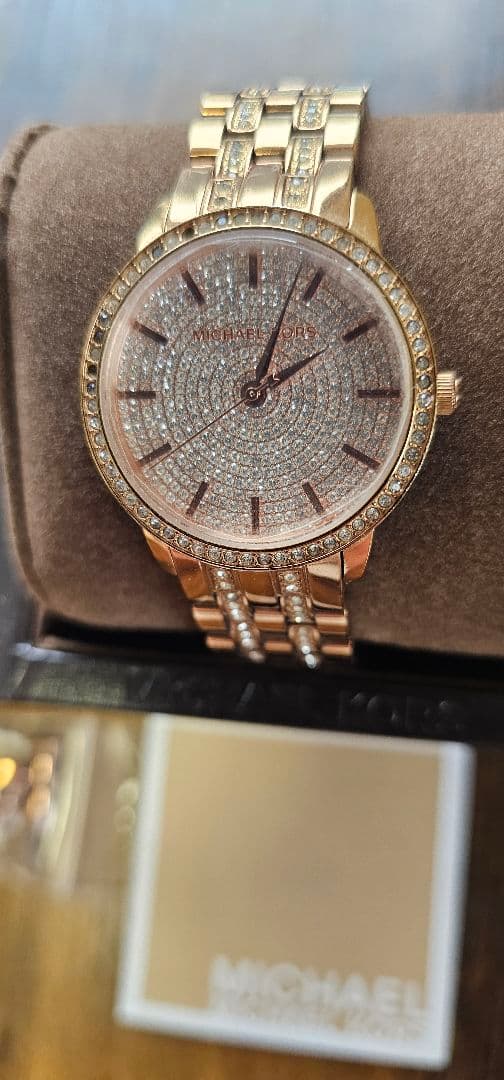 【ハワイ購入品】美品 MICHAEL KORS 腕時計 本体 箱付 HAWAII