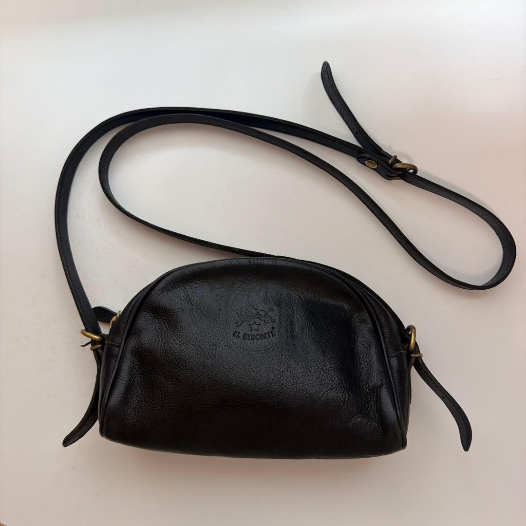 L BISONTE イルビゾンテ　ショルダーバッグ　黒
