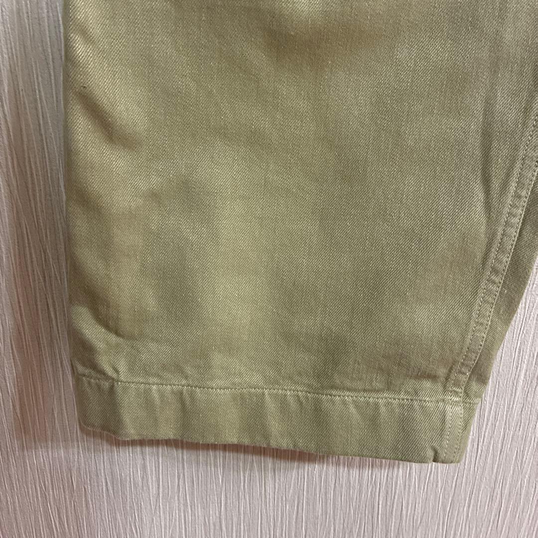 フランス軍　M52後期　オリジナル　カーキ チノパン サイズ35 33インチ相当