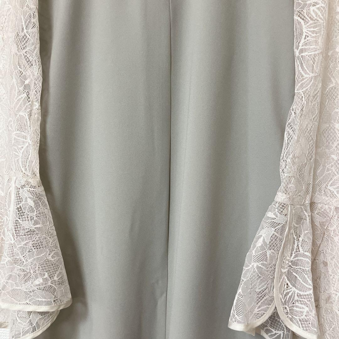 あさこ　新品　カナ　ベルスリーブスリット2wayワンピース