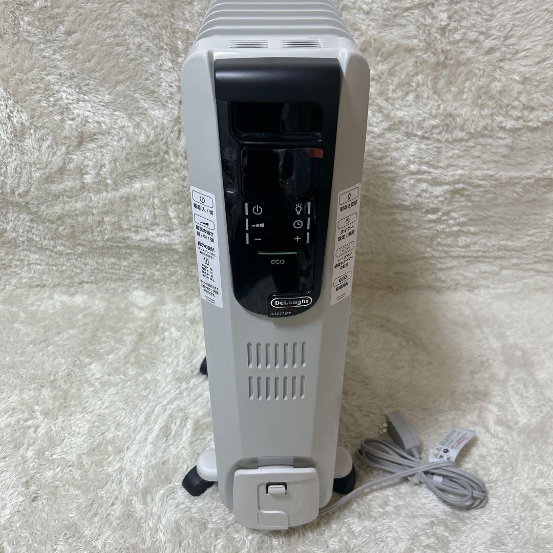 【美品】デロンギ オイルヒーター KHD410812-BK 1200W ECO