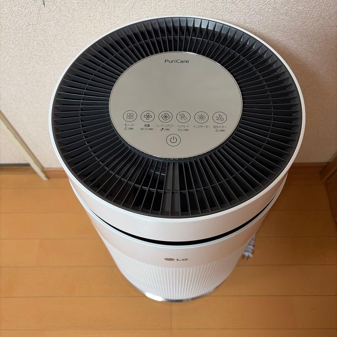 LG PuriCare Pet ペットモード搭載空気清浄機 ホワイト