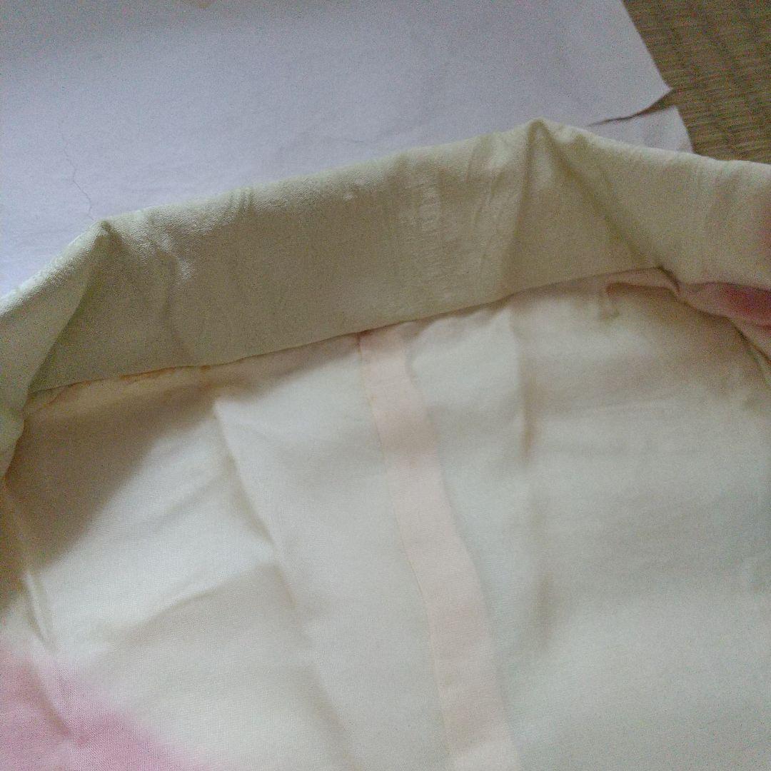 昭和レトロ 七五三 七歳 女児 女の子 着物 長襦袢 帯 しごきセット 正絹