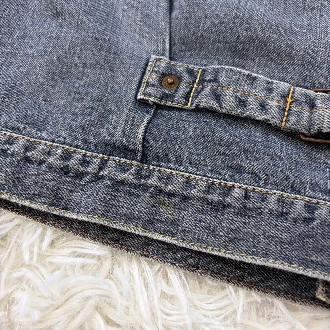 ヒステリックグラマー 2ndタイプ ダメージ加工 デニムジャケット ワッペン M