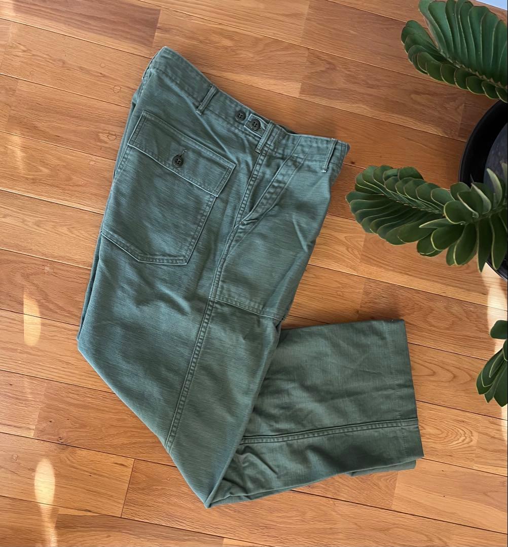 ★オアスロウ orSlowファティーグパンツ ベイカーパンツ 3