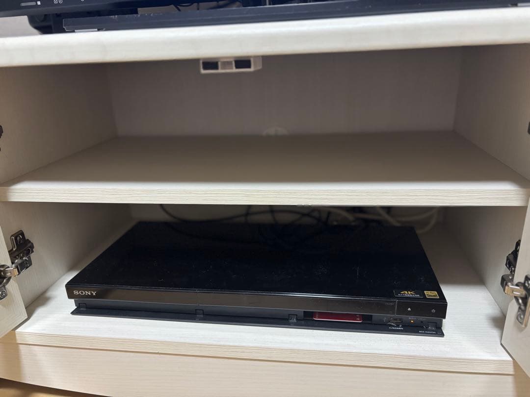 ホワイト木製テレビ台