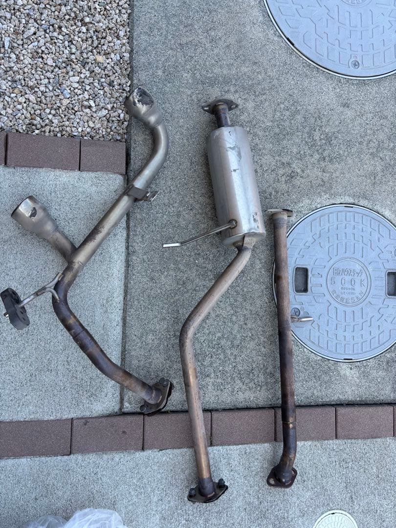 日産　デイズルークスB21A　デュアルツインマフラー