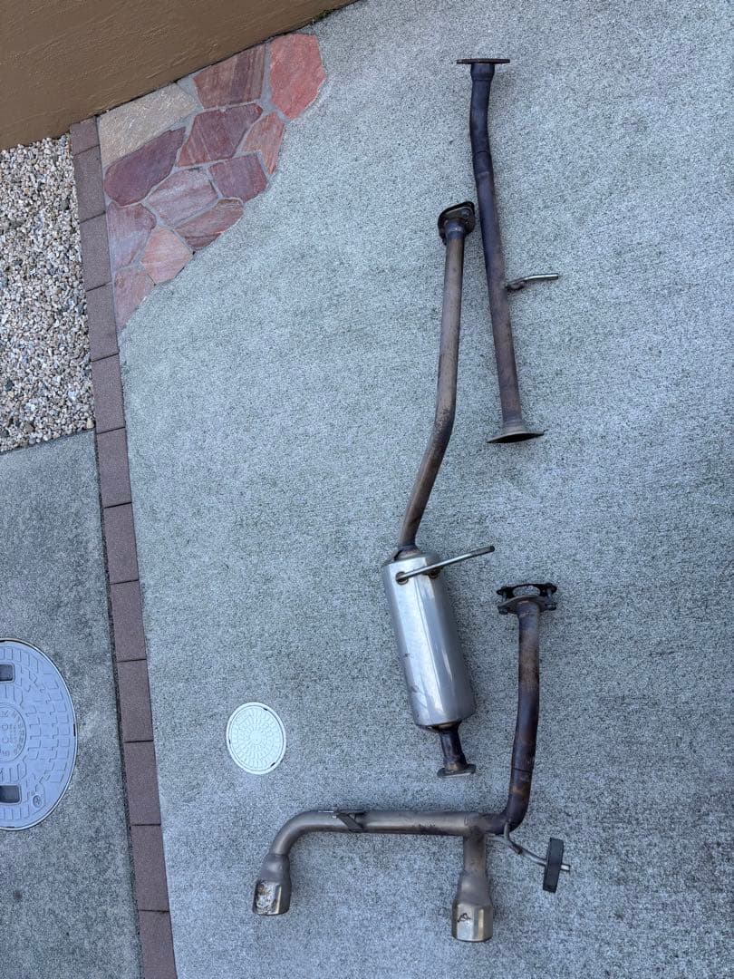 日産　デイズルークスB21A　デュアルツインマフラー