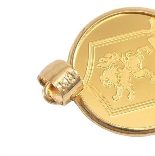 【24金×18金】クラウンデザイン チャーム ペンダントトップ K24×K18