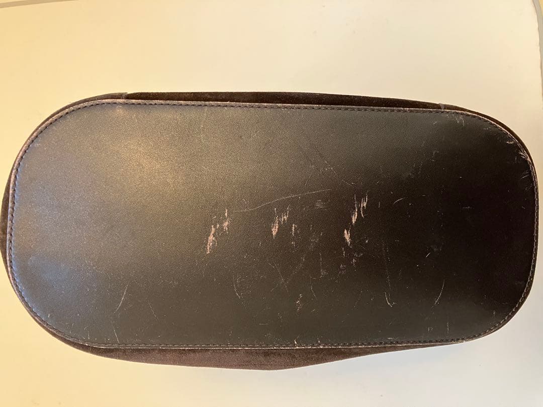 【GUCCI】リングハンドル ショルダーバッグ ブラウン