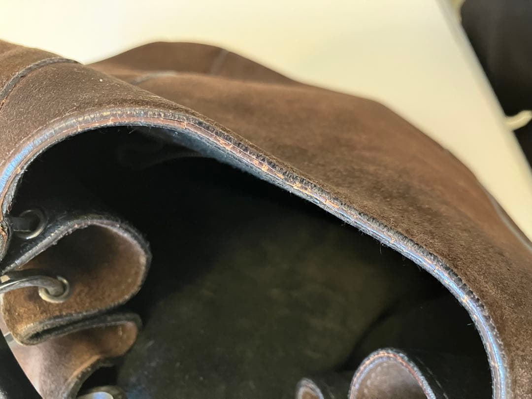 【GUCCI】リングハンドル ショルダーバッグ ブラウン