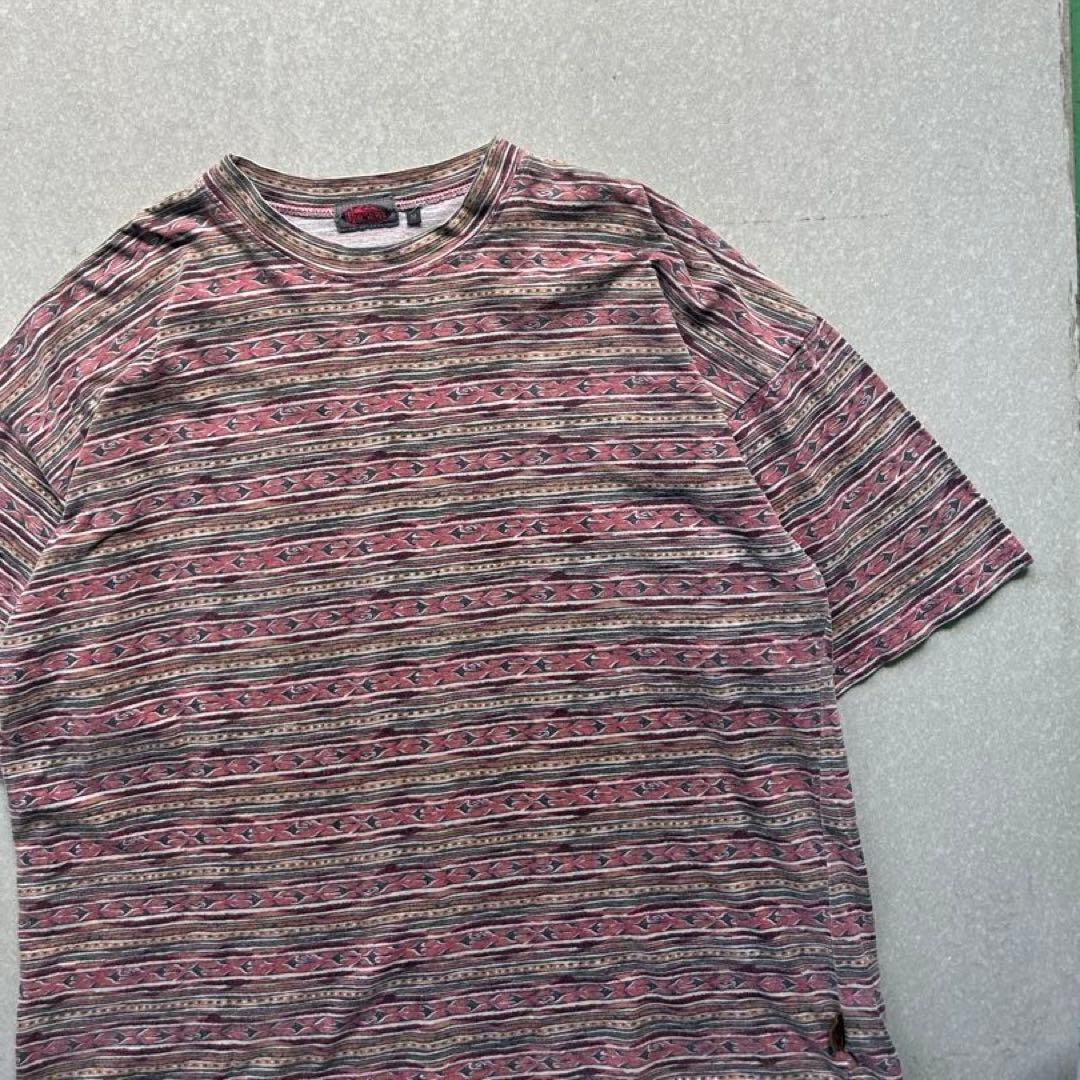 90s Old Quick silver border ネイティブ　サーフ