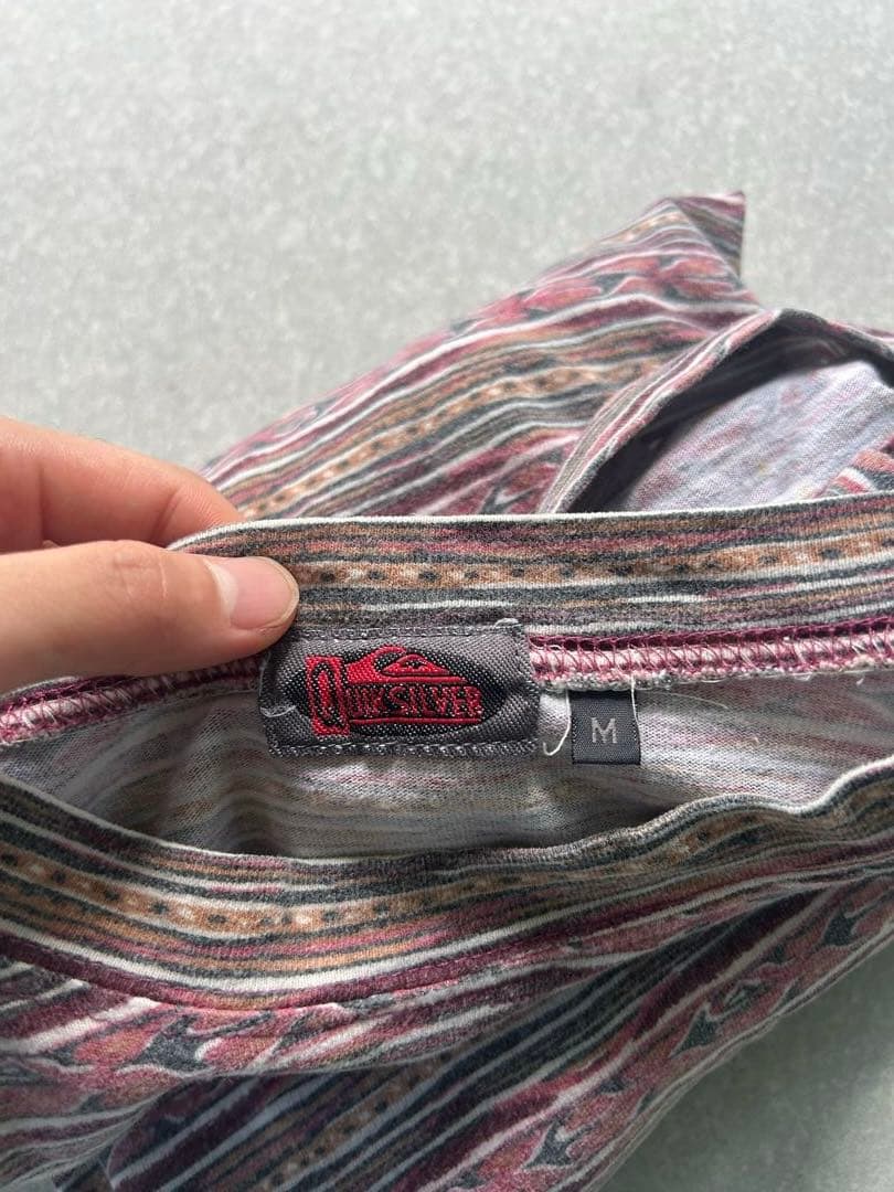 90s Old Quick silver border ネイティブ　サーフ