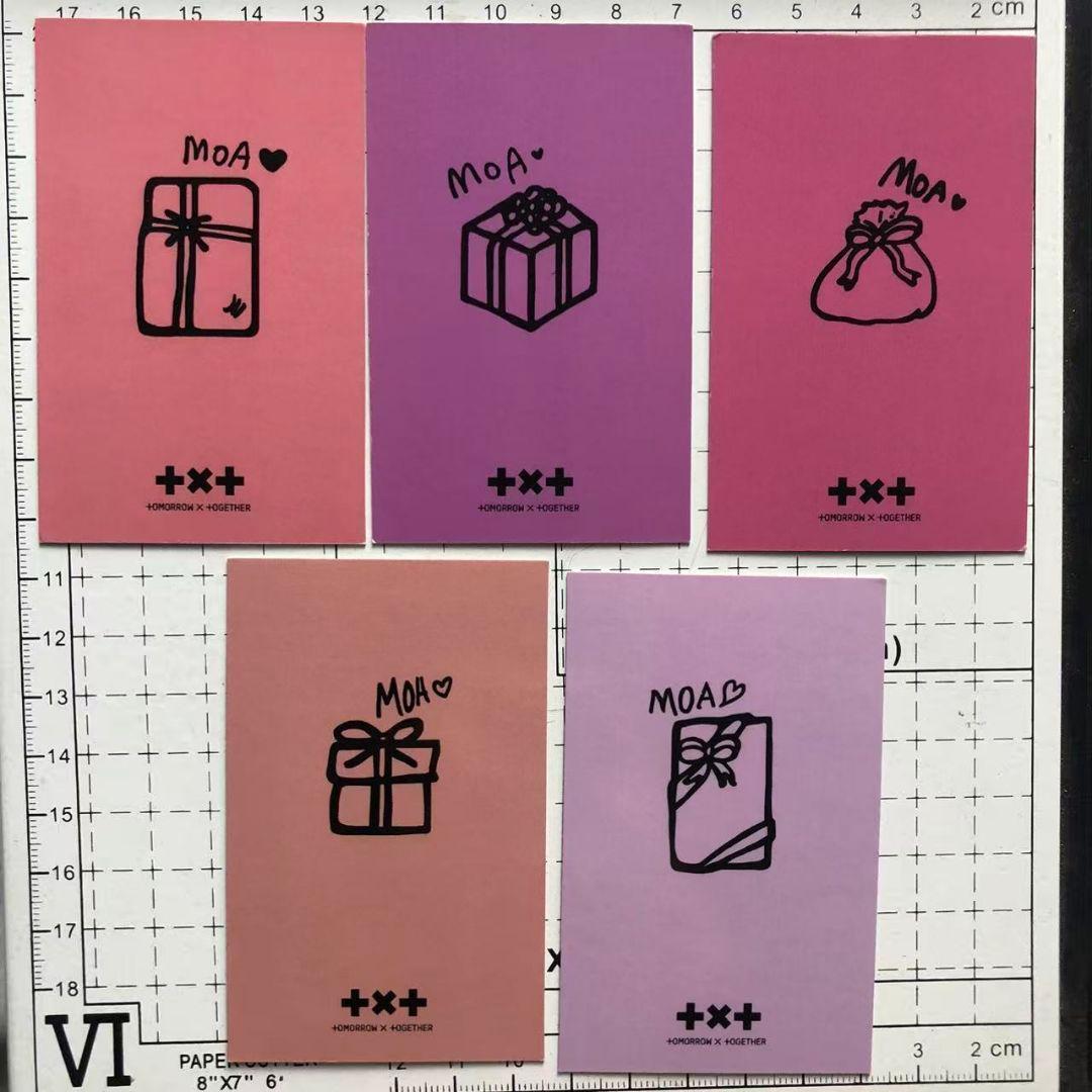 TXT トゥバ KBS ミューバン サノク トレカ 5枚