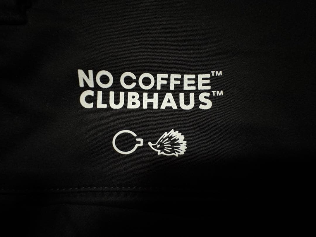 NO COFFEE x CLUBHAUS ブラックパンツ Sサイズ