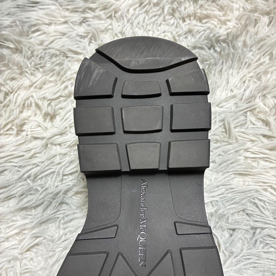 【未使用に近い】ALEXANDER MCQUEEN 本革 厚底 スタッズ 43