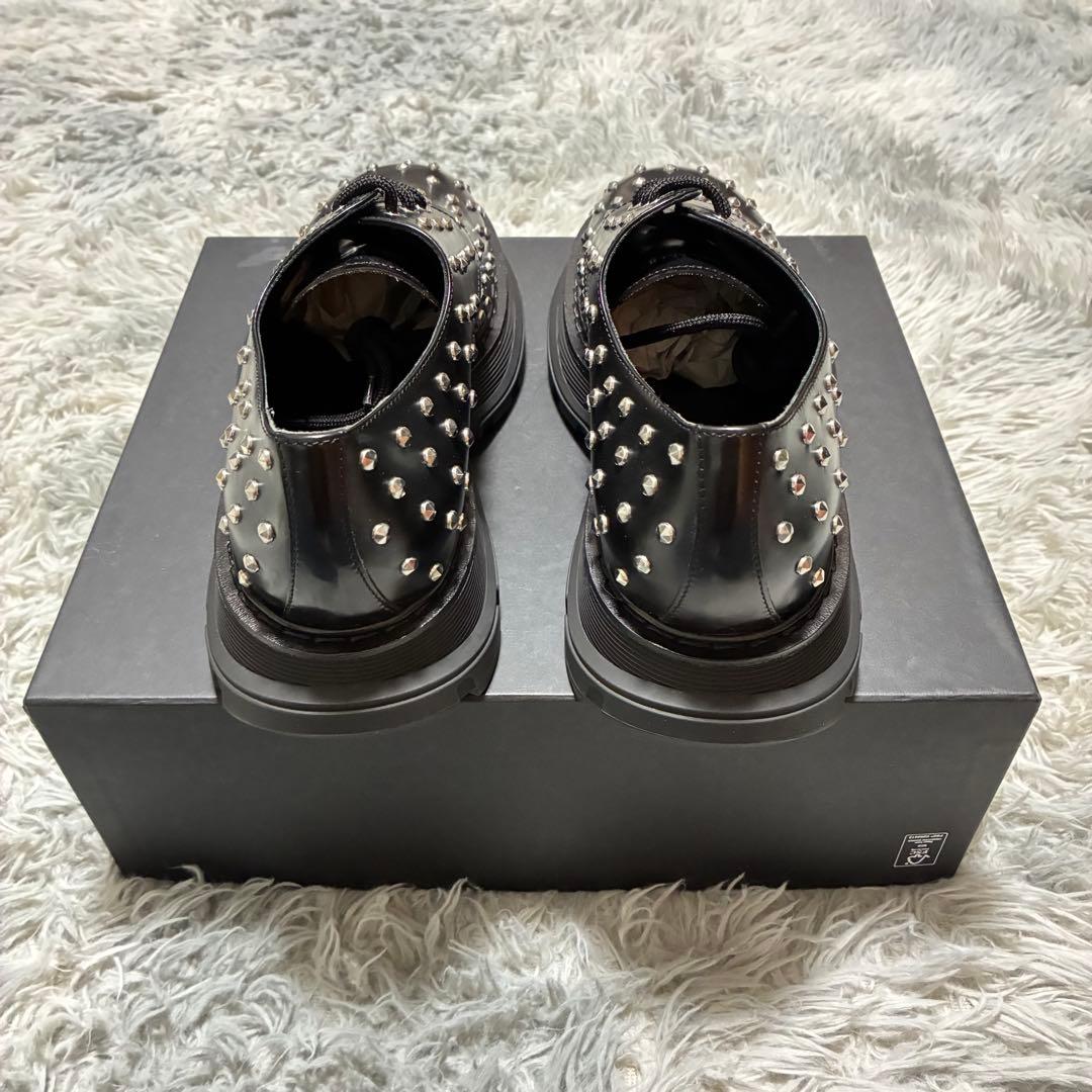 【未使用に近い】ALEXANDER MCQUEEN 本革 厚底 スタッズ 43