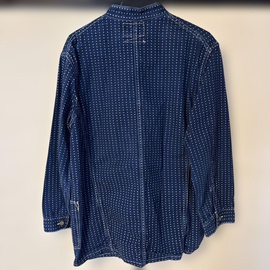 REAL McCOYジョーマッコイネイビー ポルカドット柄 カバーオール38