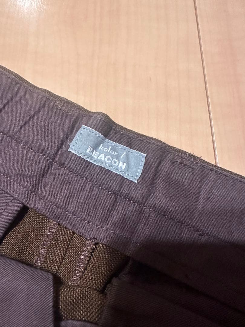 kolor BEACON（カラービーコン）　ペイントハーフパンツ