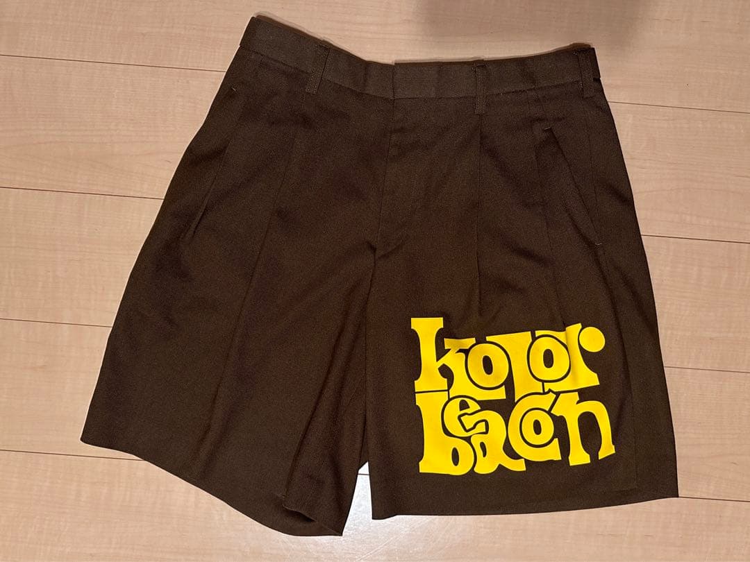 kolor BEACON（カラービーコン）　ペイントハーフパンツ