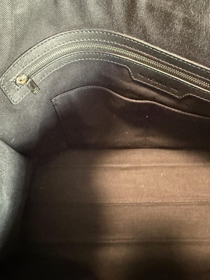 超レア　ベルルッティ銀座店リニューアル記念デニムバッグ ブラウンレザー