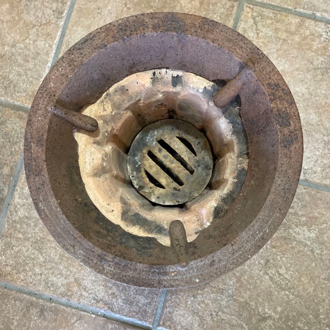 三河産　黒七輪