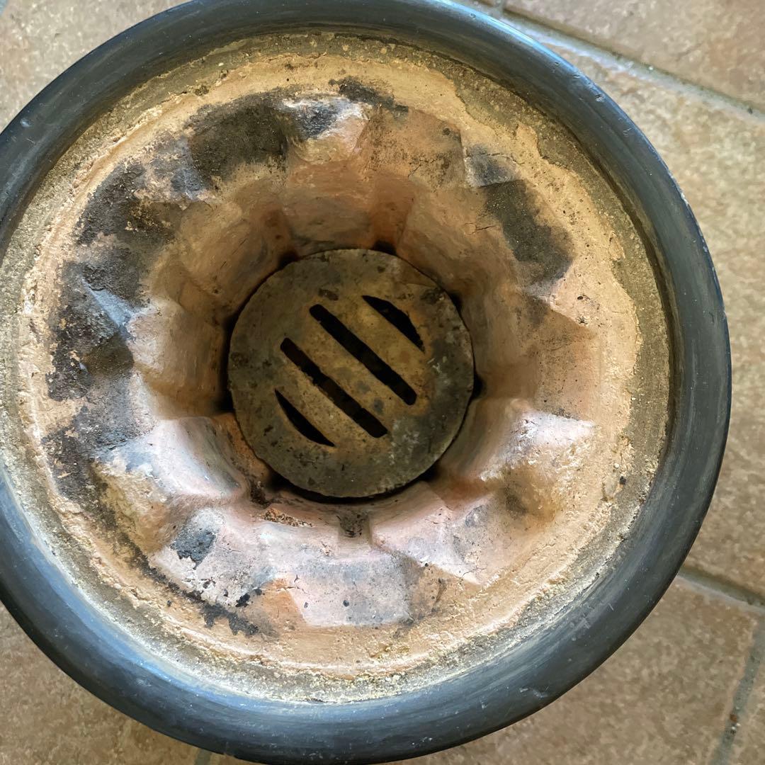 三河産　黒七輪