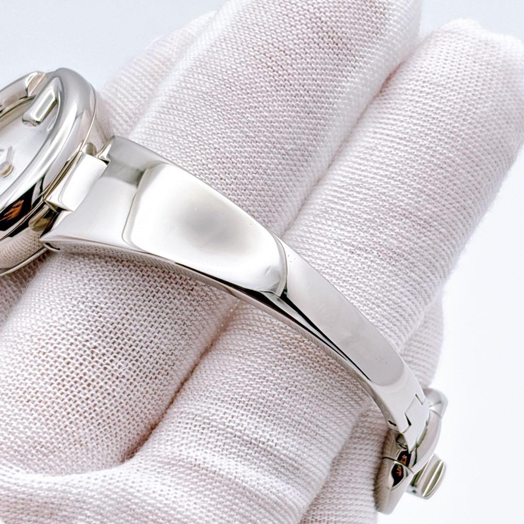 【極美品・電池新品・付属品】GUCCI 134.5 3P ダイヤ シェル