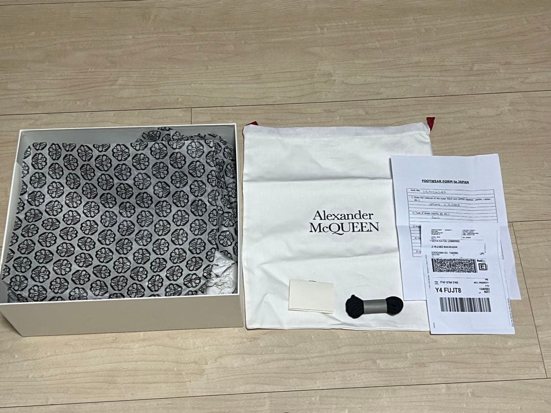 靴 AlexanderMcqueen Blackleatherankleboots